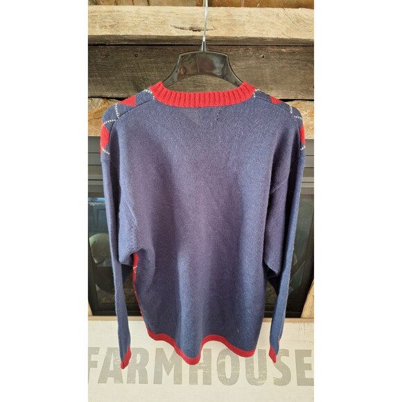 Vintage Phat Farm Crewneck Pullover Sweater Preppy College Plaid Large - Picture 5 of 9